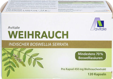 Avitale Boswellia Serrata Weihrauch Kapseln 450 mg 120 Stück – Bild 1 von 1