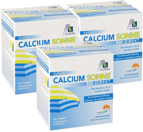 Avitale Calcium Sonne 500 Direkt Sticks mit Calcium Carbonat 180 Stück – Bild 1 von 1