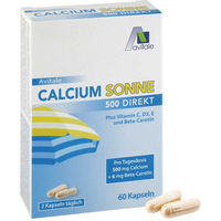 Produktbild von Avitale Calcium Sonne 500 Kapseln mit 500 mg Calcium, glutenfrei und laktosefrei, 60 Stück