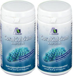 Avitale Coral-Calcium Algenkalk Sango 500 mg Kapseln 60 Stück – Bild 1 von 1