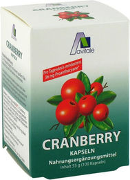 Avitale Cranberry Kapseln mit Cranberry Extrakt 400 mg 100 Stück – Bild 1 von 3