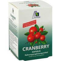 Produktbild von Avitale Cranberry Kapseln mit Cranberry Extrakt 400 mg 100 Stück
