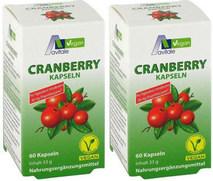 Avitale Cranberry Kapseln Vegan 120 Stück – Bild 1 von 1