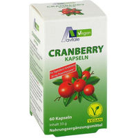 Produktbild von Avitale Cranberry Vegan Kapseln 400 mg 60 Stück