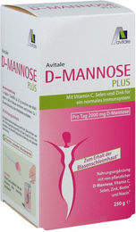 Avitale D-Mannose Plus 2000 mg Pulver mit Vitaminen und Mineralstoffen glutenfrei und laktosefrei 250 g – Bild 1 von 1