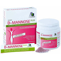 Produktbild von Avitale D-Mannose Plus Sparset mit 2000 mg D-Mannose, Niacin und Biotin, 15 Sticks und 100 g Pulver, glutenfrei und laktosefrei