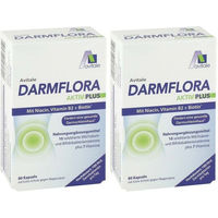 Produktbild von Avitale Darmflora Aktiv Plus Kapseln mit 100 Mrd. Milchsäure- und Bifido-Bakterien sowie 7 Vitaminen