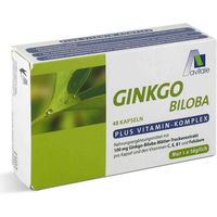 Produktbild von Avitale Ginkgo Biloba 100 mg mit Vitamin C, E, B1 und Folsäure Kapseln