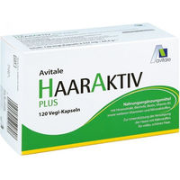 Produktbild von Avitale HaarAktiv Plus Vegi Kapseln mit Biotin-Komplex vegetarisch 120 Stück