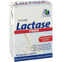 Produktbild von Avitale Lactase 7000 FCC Tabletten 80 Stück