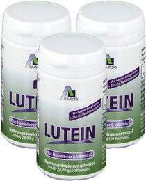 Avitale Lutein 6 mg mit Heidelbeer Kapseln 180 Stück – Bild 1 von 1