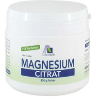 Produktbild von Avitale Magnesiumcitrat Pulver 370 mg mit 155 Portionen vegan laktosefrei und glutenfrei