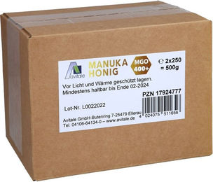 Avitale Manuka Honig MGO 400+ 500 g – Bild 1 von 2