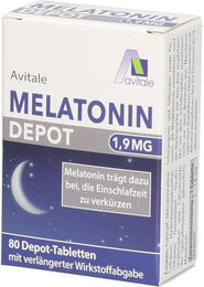 avitale Melatonin 1,9 mg Depot Tabletten 80 Stück – Bild 1 von 2