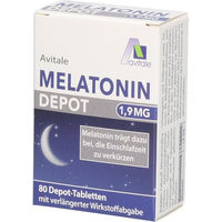 Produktbild von avitale Melatonin 1,9 mg Depot Tabletten 80 Stück