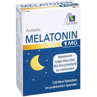 Produktbild von Avitale Melatonin 1 mg Mini-Tabletten 120 Stück