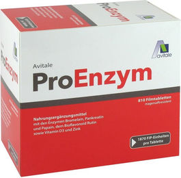 Avitale ProEnzym magensaftresistente Enzym-Tabletten ohne Zusatzstoffe – Bild 1 von 2