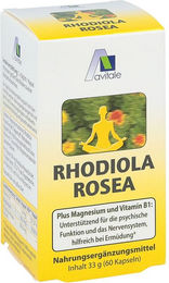Avitale Rhodiola Rosea Anti-Stress-Komplex Kapseln 60 Stück – Bild 1 von 1