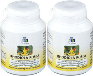 Avitale Rhodiola Rosea Anti-Stress-Komplex Kapseln glutenfrei und laktosefrei 240 Stück – Bild 1 von 1