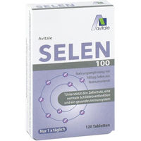 Produktbild von Avitale Selen 100 mg Tabletten glutenfrei und laktosefrei 120 Stück
