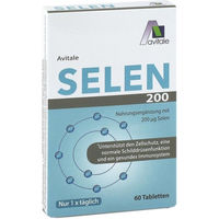 Produktbild von Avitale Selen 200 µg Tabletten mit Natriumselenit, glutenfrei und laktosefrei, 60 Stück