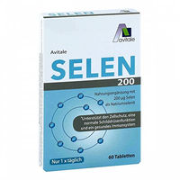 Produktbild von Avitale Selen Tabletten mit Natriumselenit 200 µg glutenfrei und laktosefrei 60 Stück