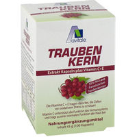 Produktbild von Avitale Traubenkernextrakt Kapseln vegan ohne Gelatine 100 Stück