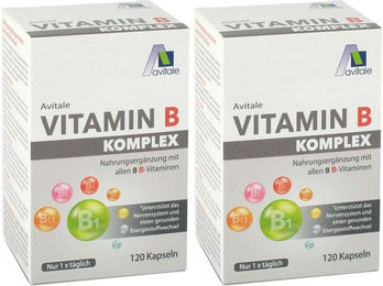 Avitale Vitamin B Komplex Kapseln glutenfrei und laktosefrei 240 Stück – Bild 1 von 1