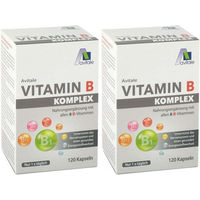 Produktbild von Avitale Vitamin B Komplex Kapseln glutenfrei und laktosefrei 240 Stück
