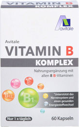 Avitale Vitamin B Komplex Vegan 60 Kapseln – Bild 1 von 1