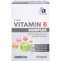 Produktbild von Avitale Vitamin B Komplex Vegan 60 Kapseln