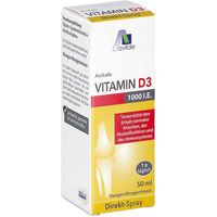 Produktbild von Avitale Vitamin D3 1000 I.E. Spray glutenfrei und laktosefrei