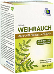 Avitale Weihrauch Boswellia Serrata Kapseln 450 mg 120 Stück glutenfrei ohne Zusatzstoffe – Bild 1 von 1