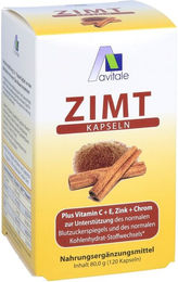 Avitale Zimt Kapseln 500 mg mit Vitamin C und Vitamin E 120 Stück – Bild 1 von 1