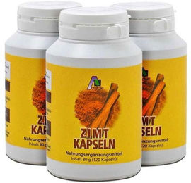 Avitale Zimtkapseln mit Vitamin C und Vitamin E 500 mg 360 Kapseln – Bild 1 von 1