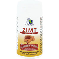 Produktbild von Avitale Zimtkapseln mit Vitamin C und Vitamin E 500 mg 60 Kapseln