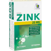 Produktbild von Avitale Zink Citrat 25 mg Tabletten 120 Stück