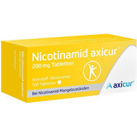 Produktbild von Axicur Nicotinamid Niacin 200 mg Tabletten 100 Stück