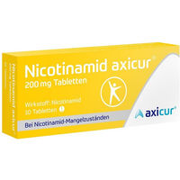 Produktbild von Axicur Nicotinamid Niacin 200 mg Tabletten