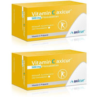 Produktbild von Axicur Vitamin C Tabletten mit 500 mg Ascorbinsäure für Erwachsene und Kinder 200 Stück