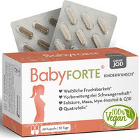 Produktbild von BabyFORTE Vitamine für Frauen und Schwangere sowie Stillende ohne Jod, vegan, Kapseln