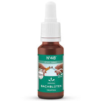 Produktbild von Bach 48 Stop Tabak Bachblüten Tropfen 20 ml vegan und bio