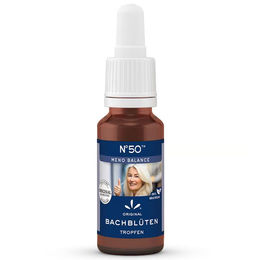 Bach 50 Meno Balance Bachblüten Tropfen 20 ml vegan und bio – Bild 1 von 1