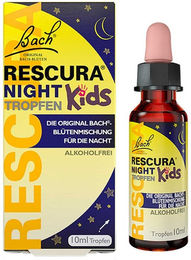Bach Rescura Night Kids Bachblüten Tropfen alkoholfrei vegan 10 ml – Bild 1 von 4