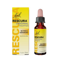 Produktbild von Bach RESCURA ORIGINAL Anti-Stress-Komplex mit B-Komplex Tropfen 10 ml vegan