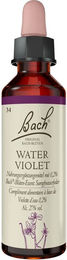 Bach Water Violet Tropfen 20 ml alkoholfrei vegan – Bild 1 von 3