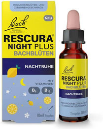 Bachblüten Original RESCURA® PLUS Nachtruhe mit B-Komplex Tropfen vegan und laktosefrei – Bild 1 von 1
