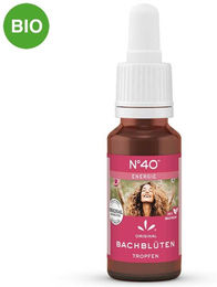 Bachblüten Nummer 40 Energie Tropfen Bio und vegan 20ml – Bild 1 von 2