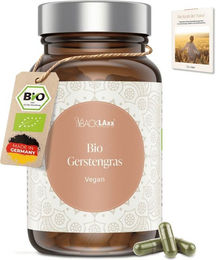 BACKLAXX® Bio Gerstengras Kapseln vegan ohne Zusatzstoffe 300 Stück – Bild 1 von 3