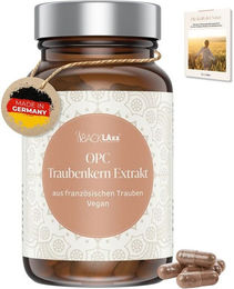 BACKLAXX OPC Traubenkernextrakt Kapseln vegan ohne Zusatzstoffe 240 Stück – Bild 1 von 4